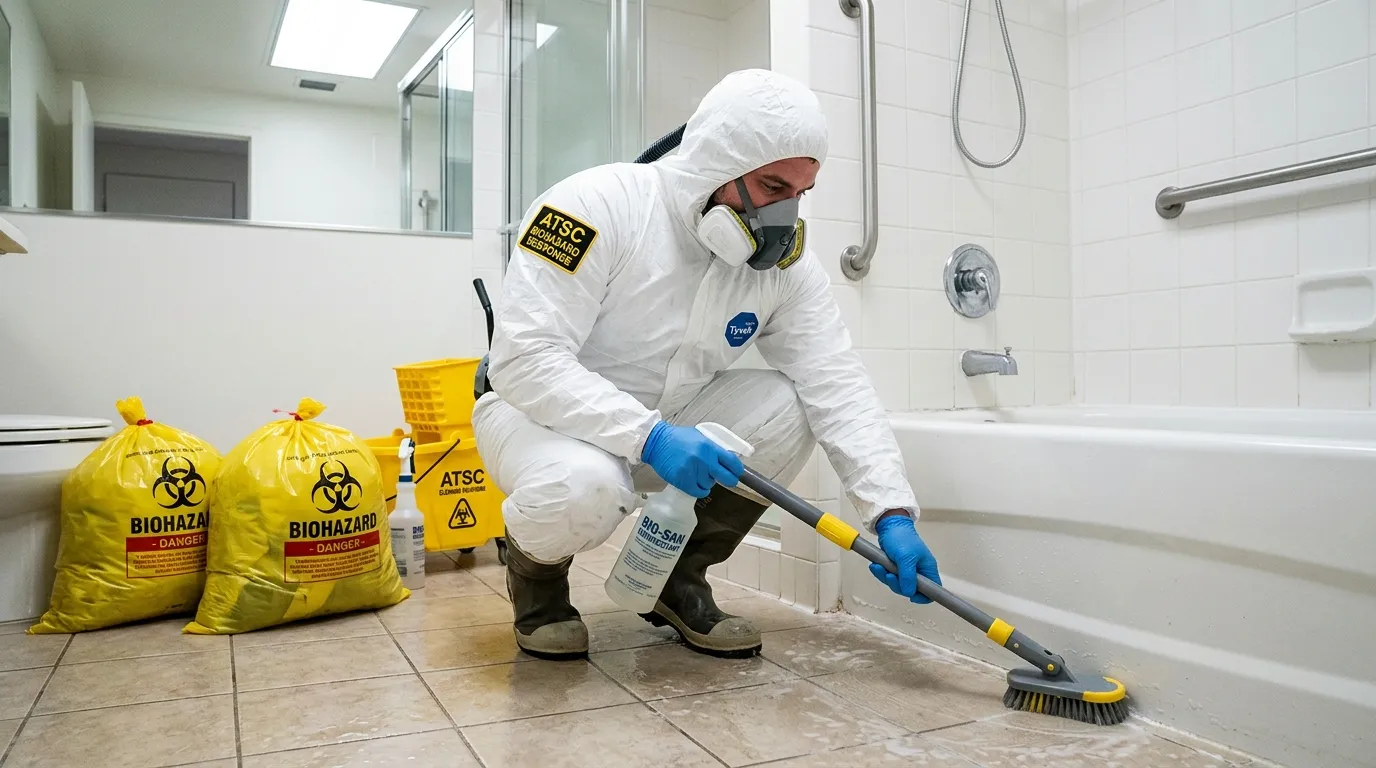 Decontamination equipment deployed for Blood Cleanup in Glassmanor